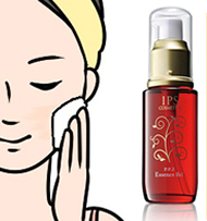 ipsの美容液で肌ケア